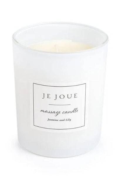 Je Joue Nice and Naughty Gift Set: White, Pink - Candle, Ami, G-Spot Bullet, Treat Cards