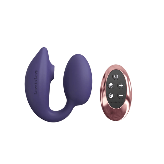 Love To Love Vibrators Indigo Love To Love WonderLover Clitoral and G-Spot Vibrator