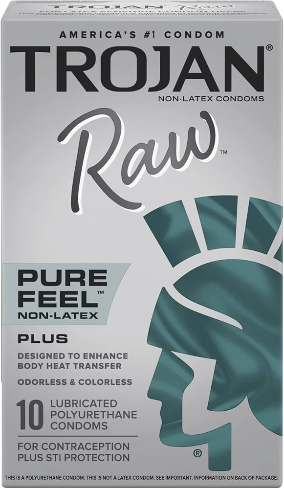Trojan Trojan Raw Pure Feel Non-Latex Condoms