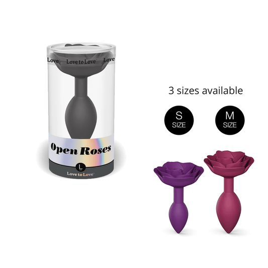 Love To Love Anal Toys Love To Love Open Roses Anal Plug Large