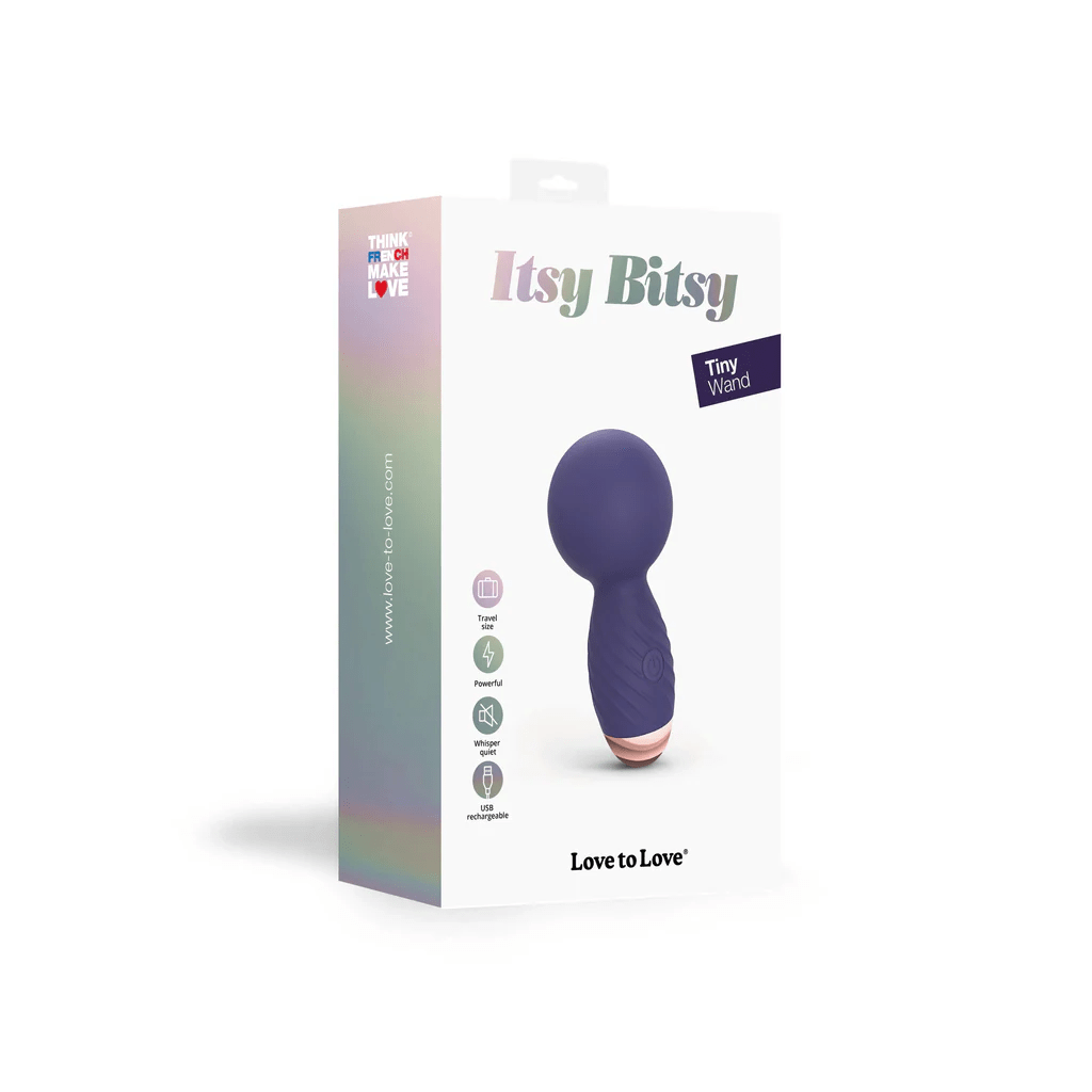 Love To Love Bullets & Mini Vibes Midnight Indigo Love to Love Itsy Bitsy Mini Wand Vibrator