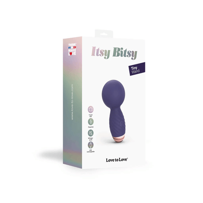 Love To Love Bullets & Mini Vibes Midnight Indigo Love to Love Itsy Bitsy Mini Wand Vibrator