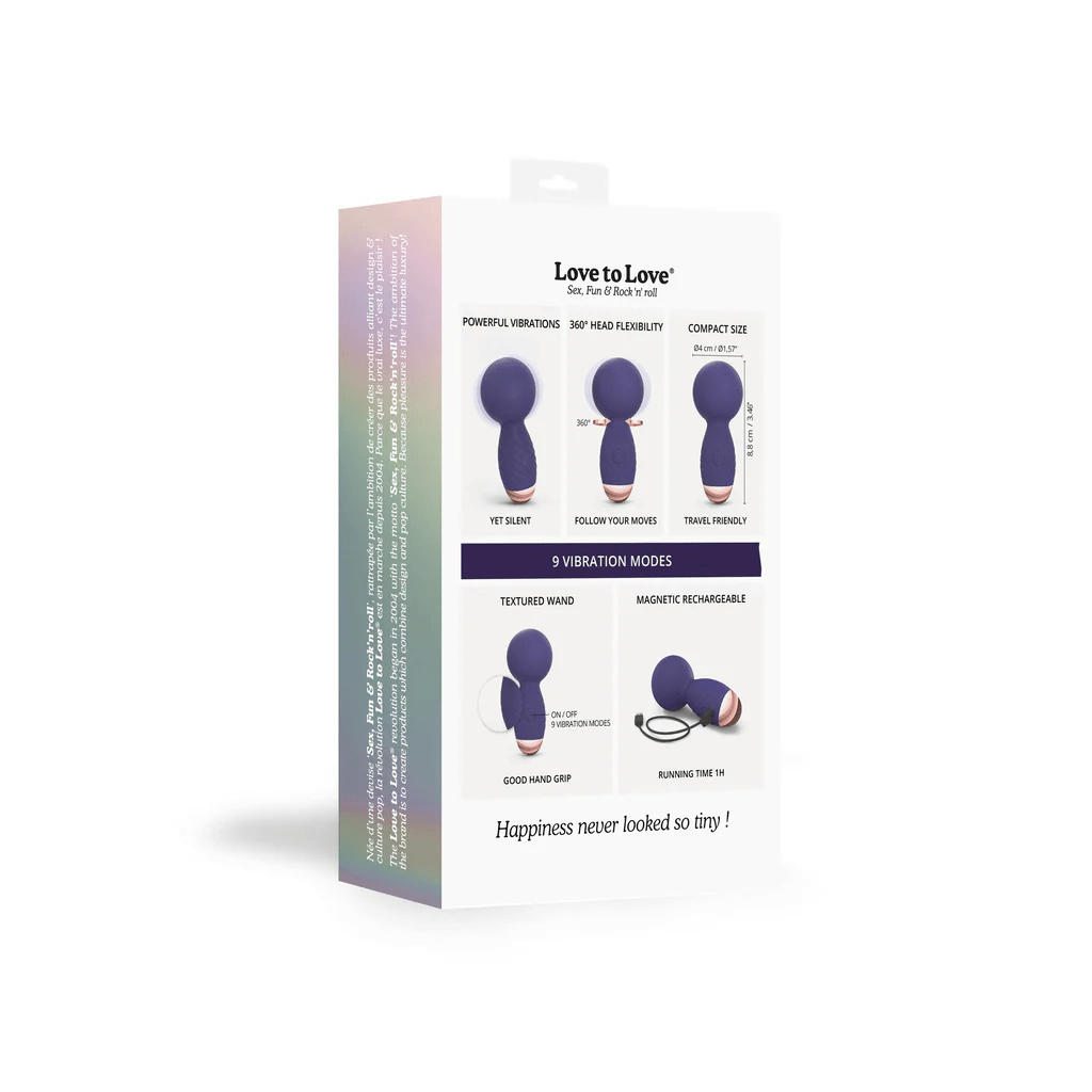 Love To Love Bullets & Mini Vibes Love to Love Itsy Bitsy Mini Wand Vibrator