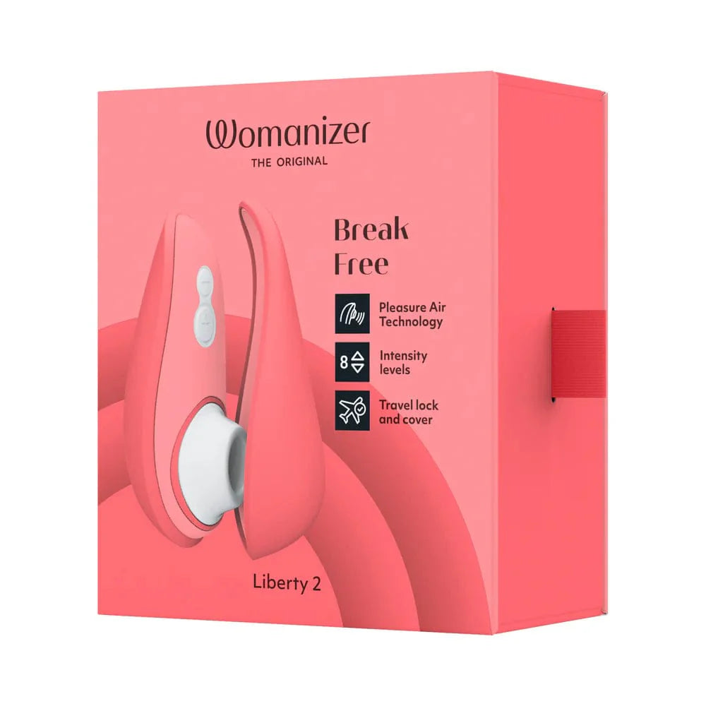Womanizer Clitoral Stimulators Vibrant Rose Womanizer Liberty 2 Clitoral Stimulator