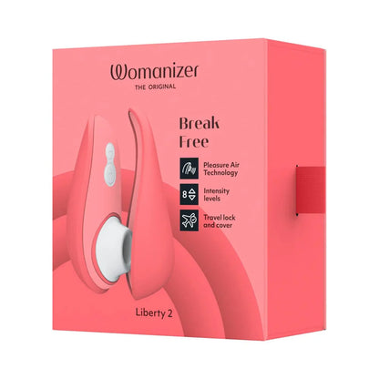 Womanizer Clitoral Stimulators Vibrant Rose Womanizer Liberty 2 Clitoral Stimulator