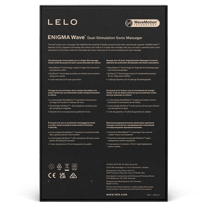 Lelo Vibrators Lelo Enigma Wave Dual Stimulation Sonic Massager