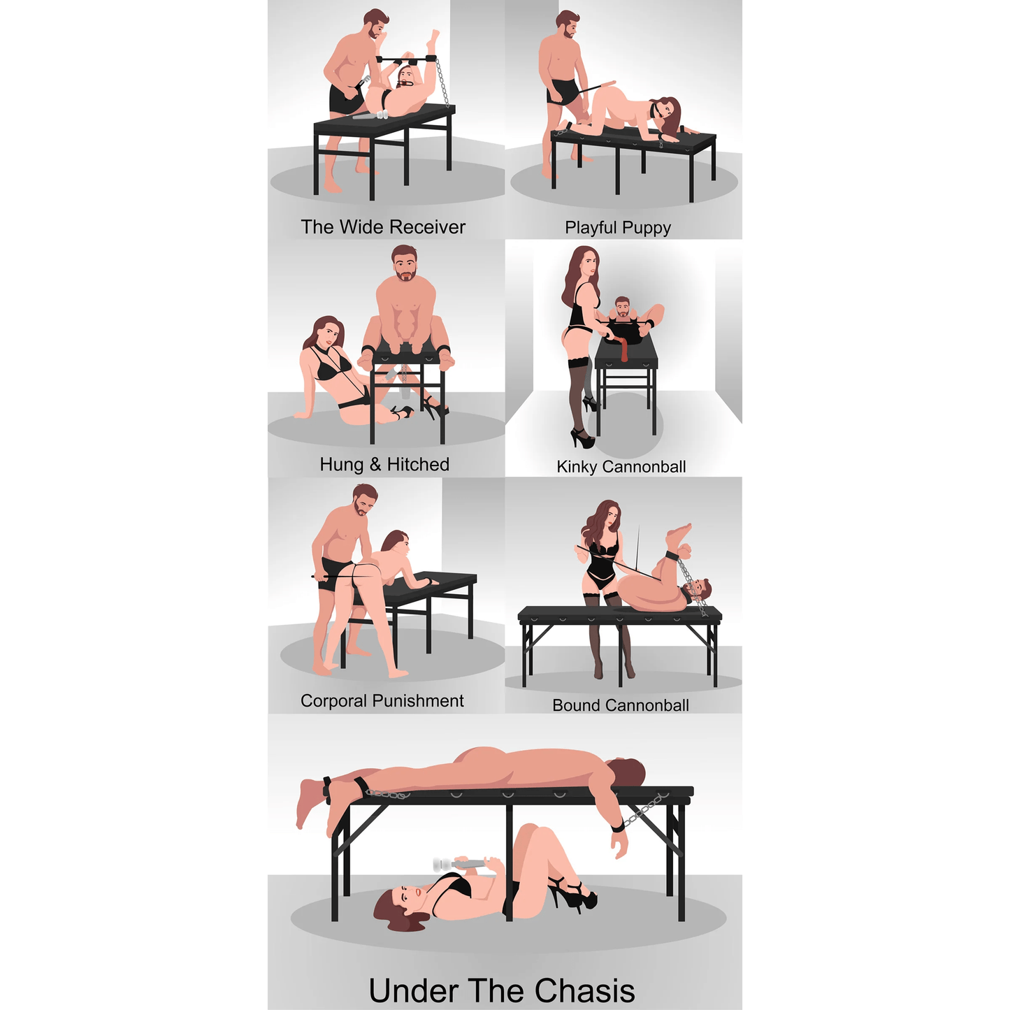 Master Series BDSM Master Series Extreme Bondage Table