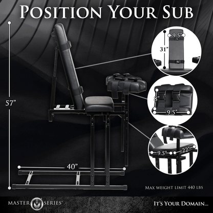 Master Series Sex Furniture Master Series Extreme Obedience Chair
