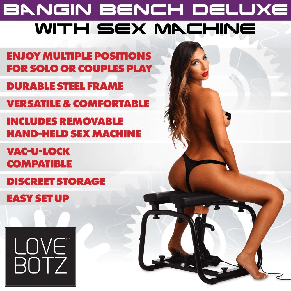 Lovebotz Sex Furniture LoveBotz Deluxe Bangin' Bench With Sex Machine