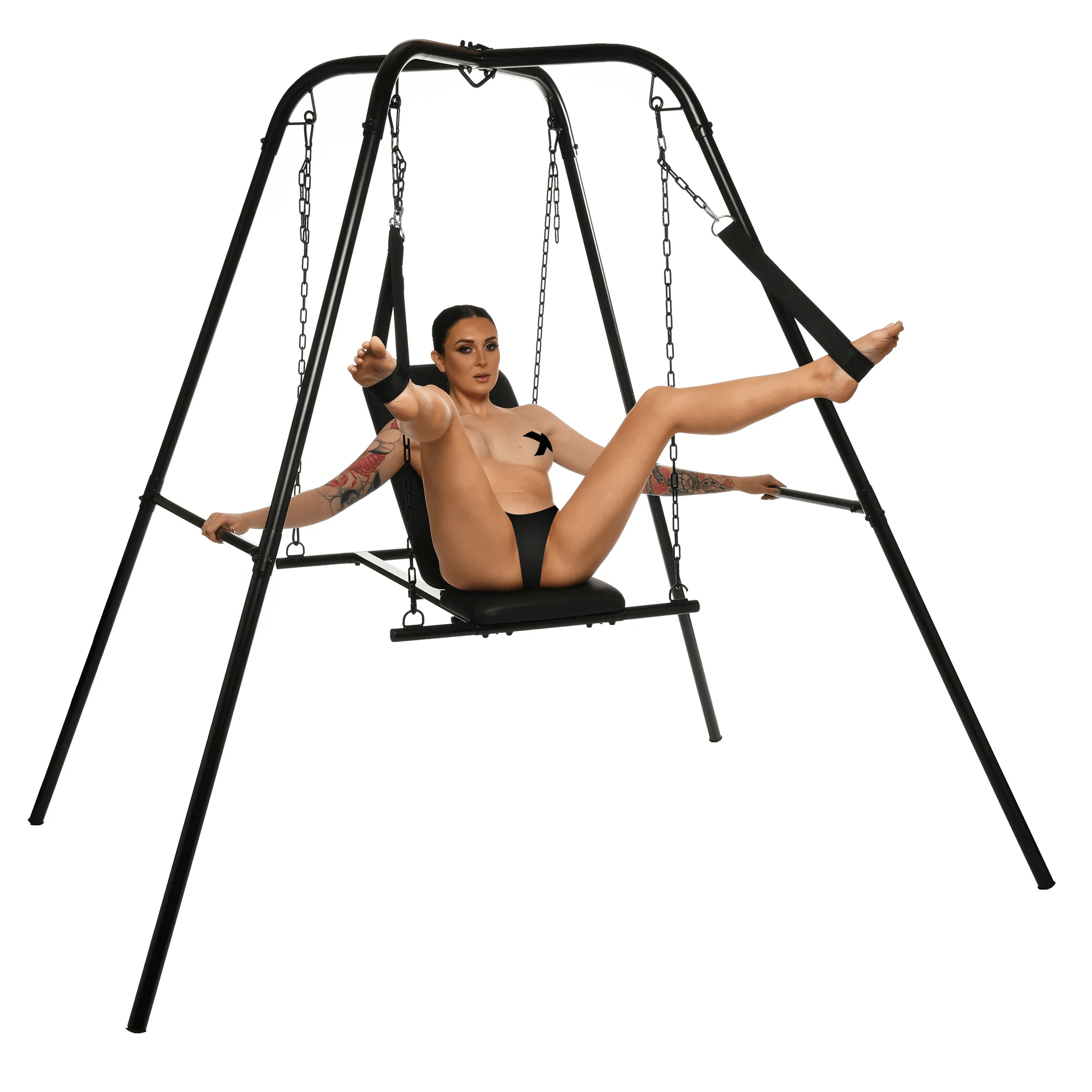 Master Series Sex Furniture Master Series Throne Adjustable Sex Sling With Stand