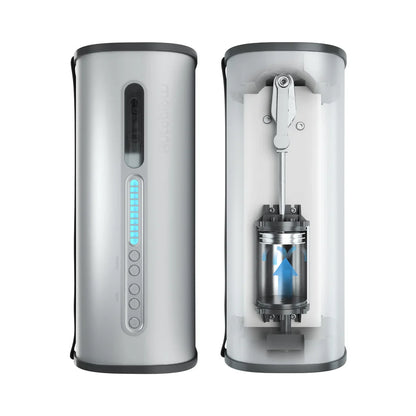 Autoblow VacuGlide Milking Machine with clear cover on a white background