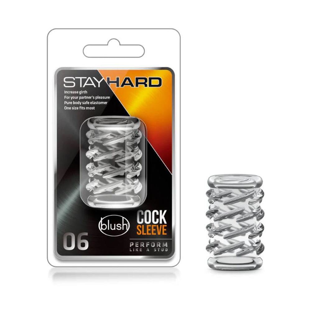 Blush Stay Hard - Cock Sleeve 06 - Clear
