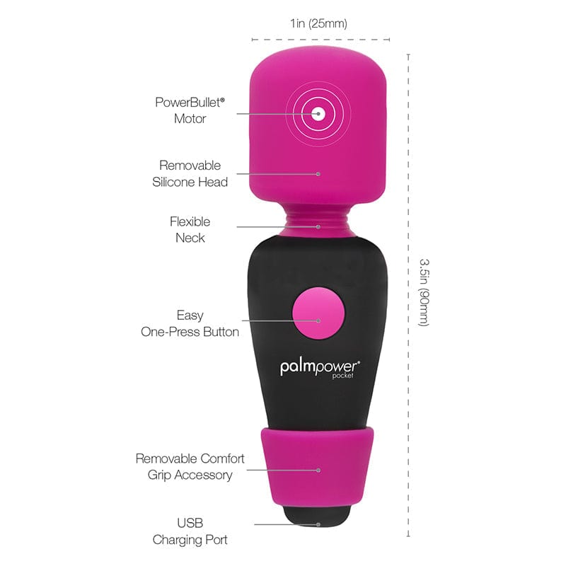 BMS Factory Vibrators BMS Factory Palm Power Pocket Massager