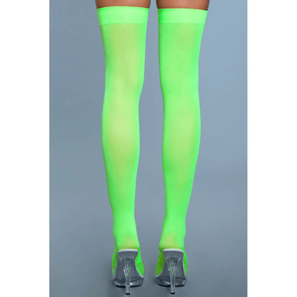 BeWicked Hosiery/Stockings BeWicked Opaque Nylon Thigh Highs