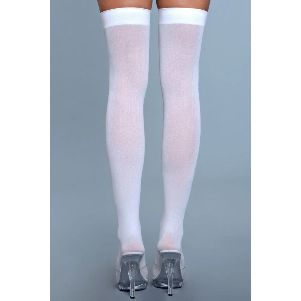 BeWicked Hosiery/Stockings BeWicked Opaque Nylon Thigh Highs