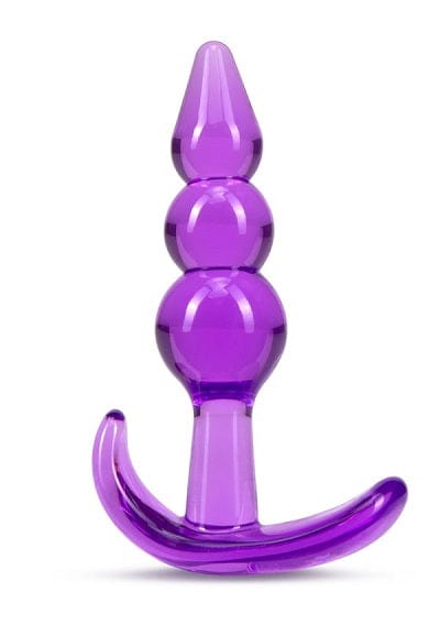 Blush Sex Toys Blush B Yours Purple Triple Bead Anal Plug