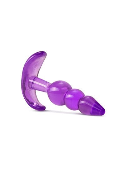 Blush Sex Toys Blush B Yours Purple Triple Bead Anal Plug