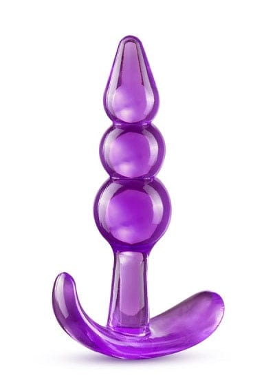 Blush Sex Toys Blush B Yours Purple Triple Bead Anal Plug