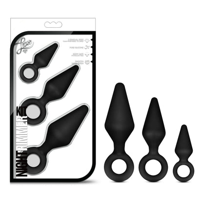 Blush Anal Toys Blush Luxe Black Night Rimmer Kit