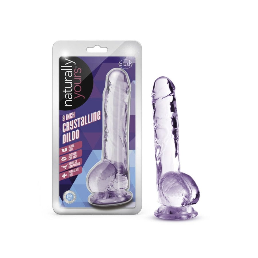 Blush Dildos Blush Naturally Yours 8 Inch Crystalline Dildo