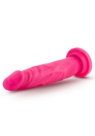Blush Sex Toys Blush Neo Neon Pink 7.5 Inch Dual Density Cock