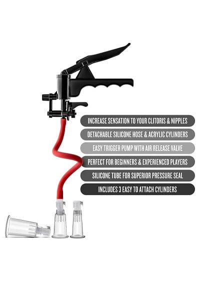 Blush Pussy Pump Blush Temptasia Clitoris/Nipple Pleasure and Enhancement System