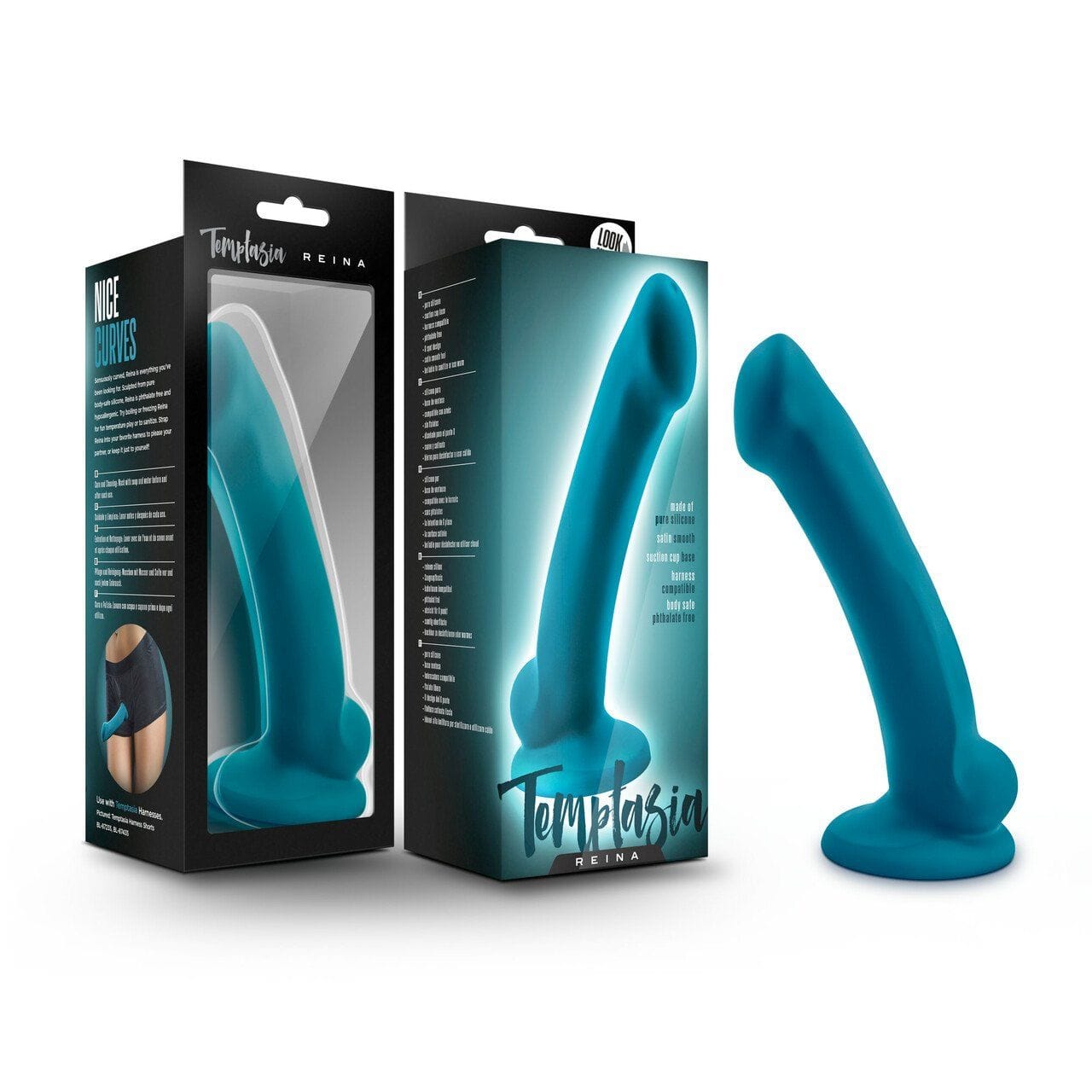 Blush Dildos Blush Temptasia Teal Reina