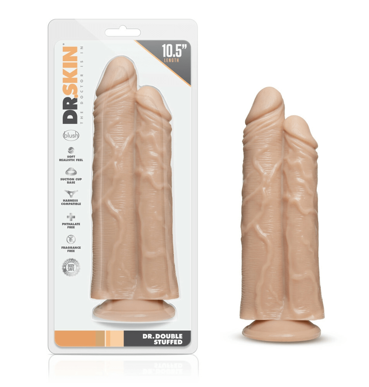 Blush Dildos Blush Dr. Skin Dr. Double Stuffed Dildo