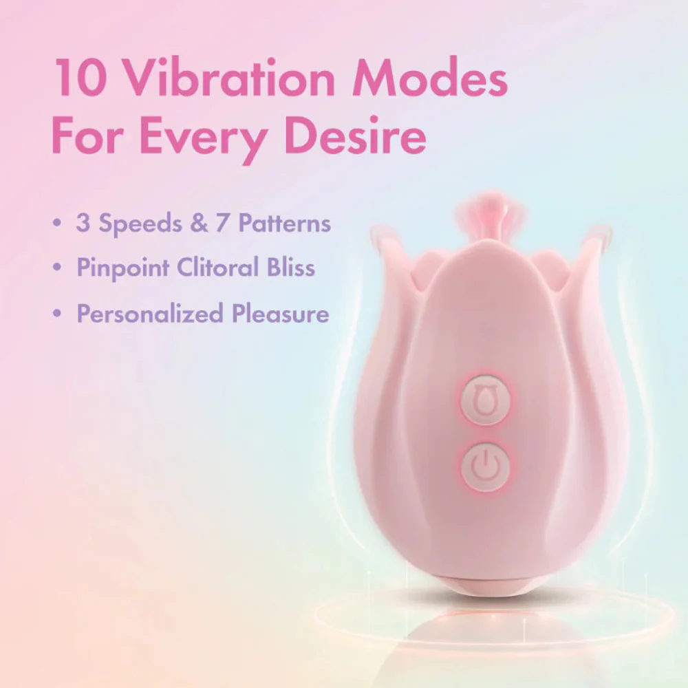 Estimulador de clítoris Blush Play With Me Romantic Rose