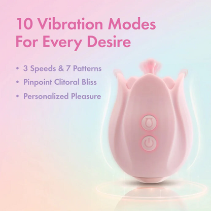 Estimulador de clítoris Blush Play With Me Romantic Rose