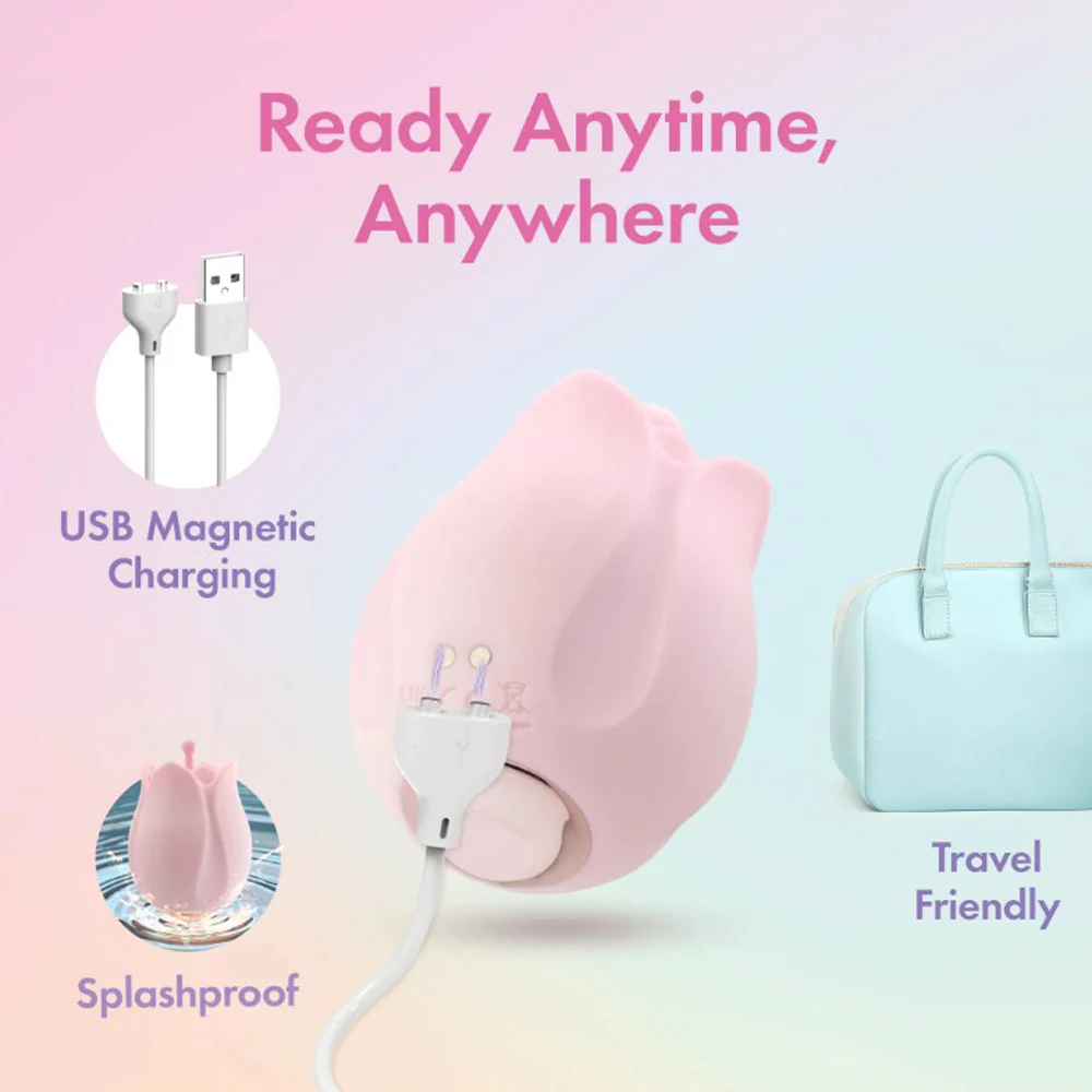 Estimulador de clítoris Blush Play With Me Romantic Rose