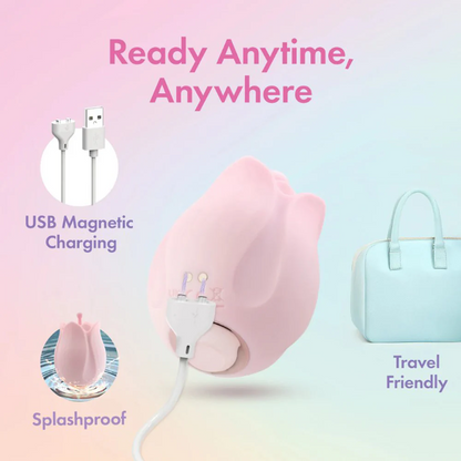 Estimulador de clítoris Blush Play With Me Romantic Rose