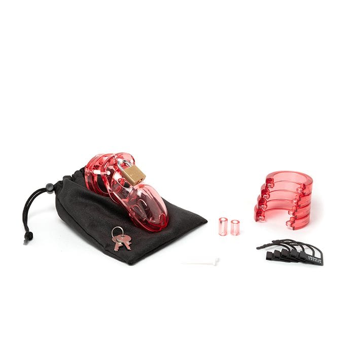 CB-X BDSM CB-X CB-3000 Cock Cage Kit Red