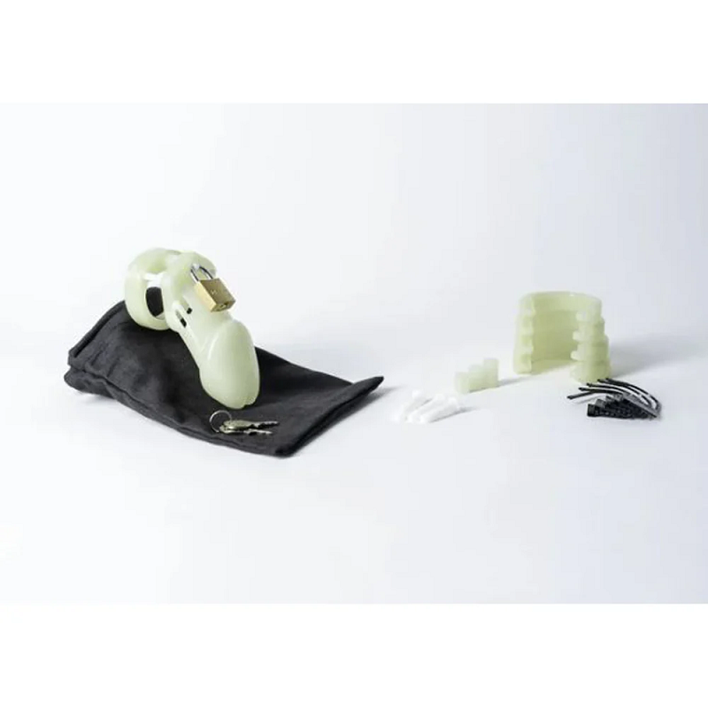 CB-X CB-6000 Cock Cage Kit Glow in the Dark