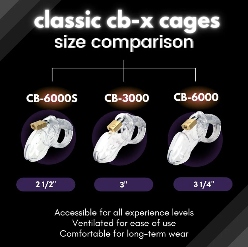 CB-X CB-6000 Cock Cage Kit Glow in the Dark