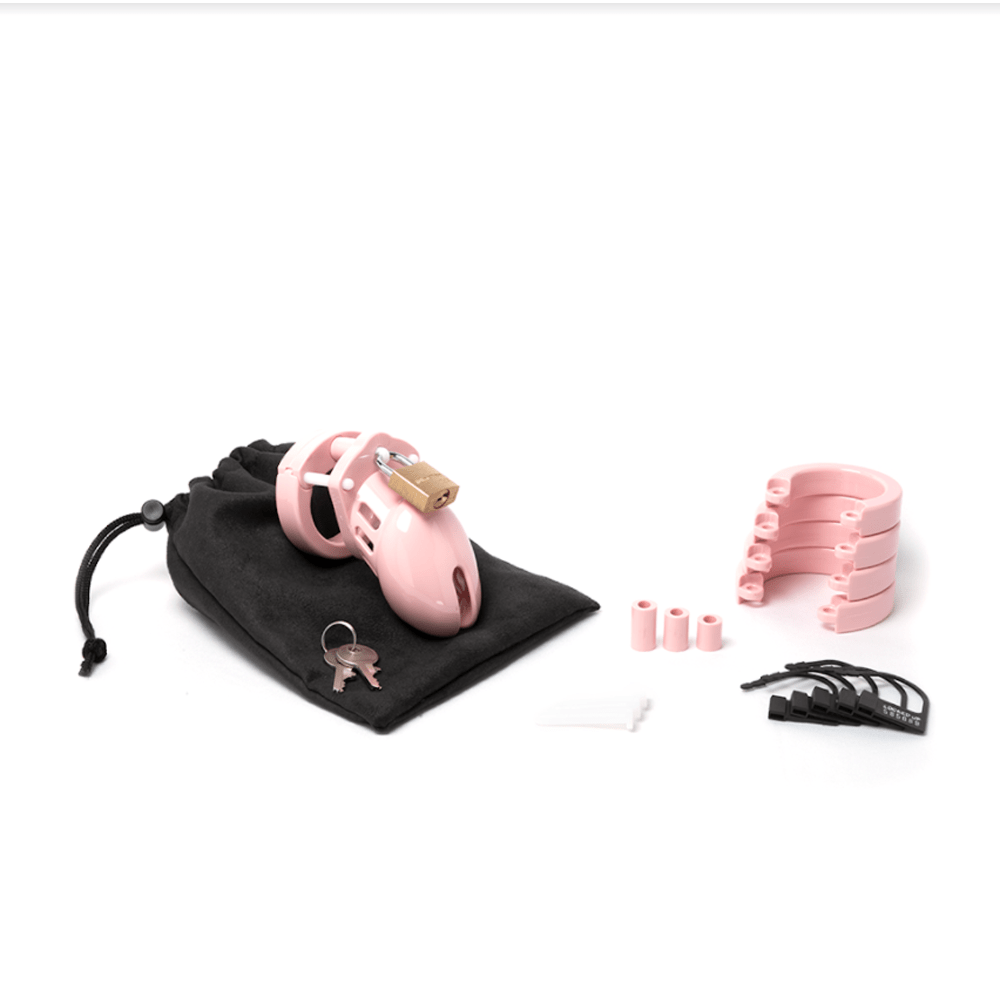CB-X Cock & Balls CB-X CB-6000S Cock Cage Kit Pink