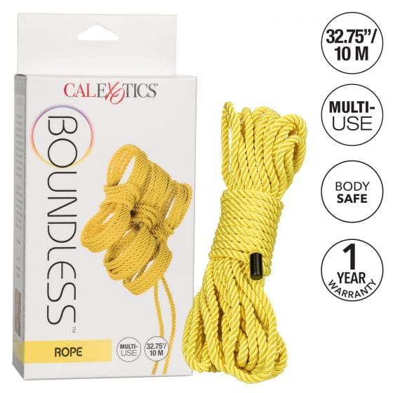 CALEXOTICS Bondage & Fetish Calexotics Boundless Rope Yellow