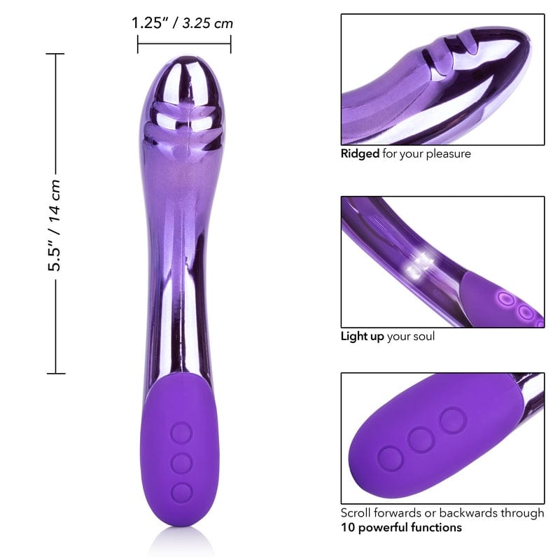 CALEXOTICS Wand Vibrators Calexotics DazzLED Vibrance Wand Purple