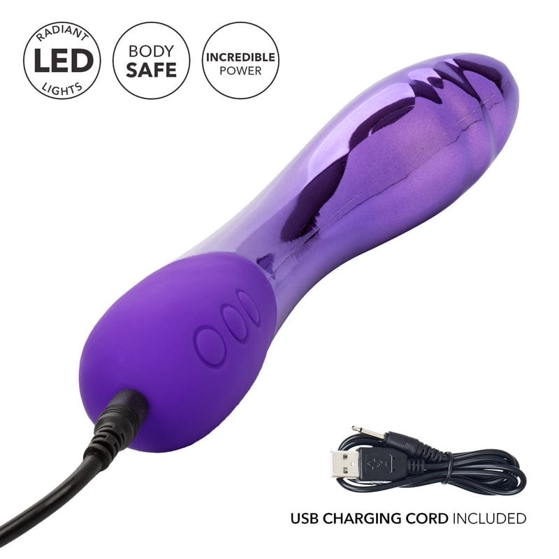CALEXOTICS Wand Vibrators Calexotics DazzLED Vibrance Wand Purple