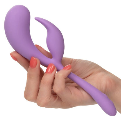 CALEXOTICS Vibrators Calexotics Elle Liquid Silicone Dual Flicker