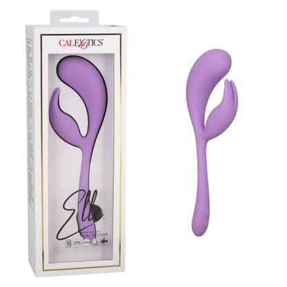 CALEXOTICS Vibrators Calexotics Elle Liquid Silicone Dual Flicker