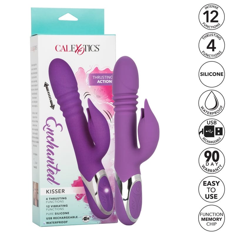 CALEXOTICS Vibrators Calexotics Enchanted Kisser Rabbit Vibrator