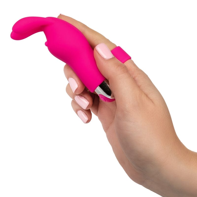 CALEXOTICS Vibrators Calexotics Intimate Play Rechargeable Finger Bunny Pink