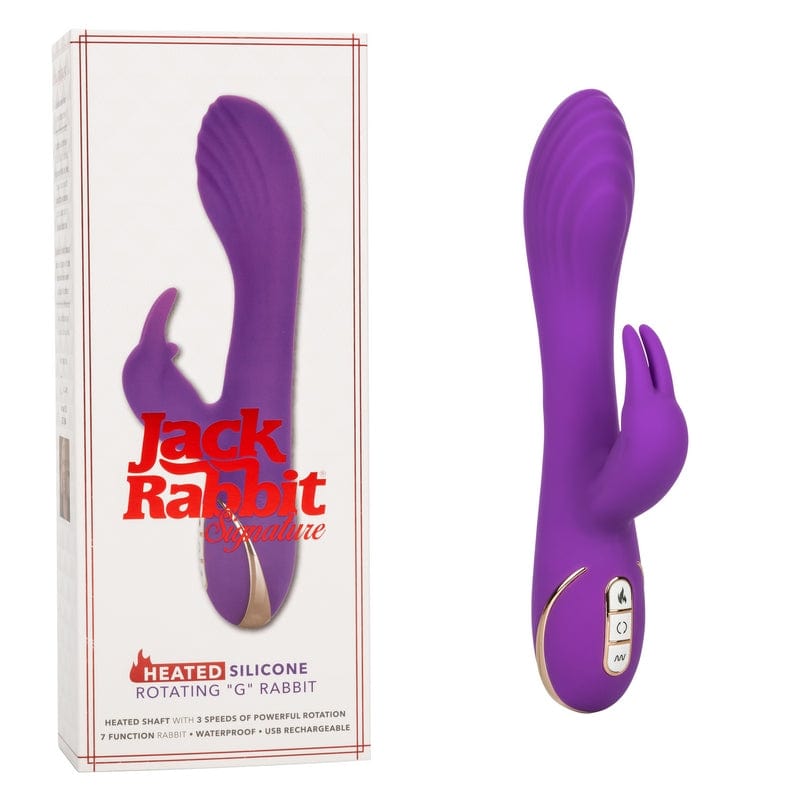 CALEXOTICS Vibrators Calexotics Jack Rabbit Heated Silicone Rotating G Rabbit