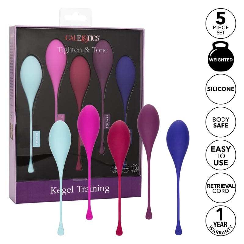 CALEXOTICS Kegel Toys Calexotics Kegel Training 5-Piece Set