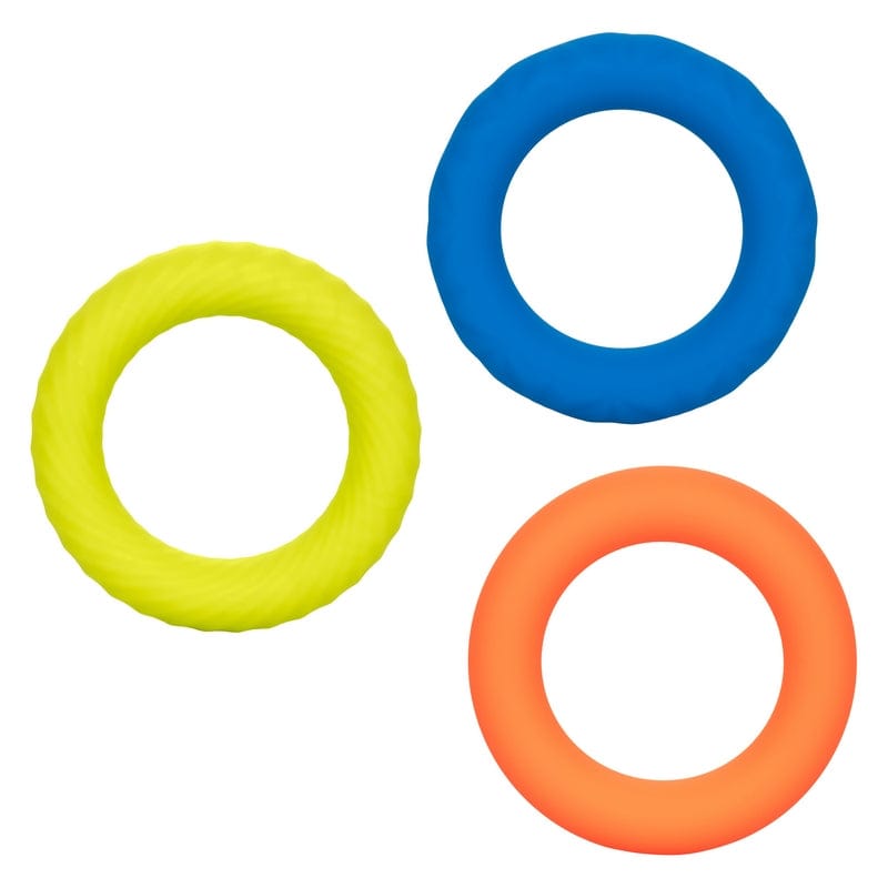 CALEXOTICS Cock Rings Calexotics Link Up Ultra-Soft Climax Set