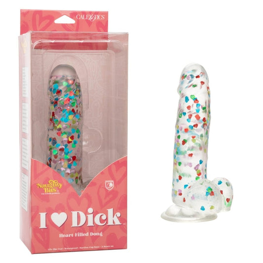CALEXOTICS Dildos Calexotics Naughty Bits I Love Dick Heart Filled Dong