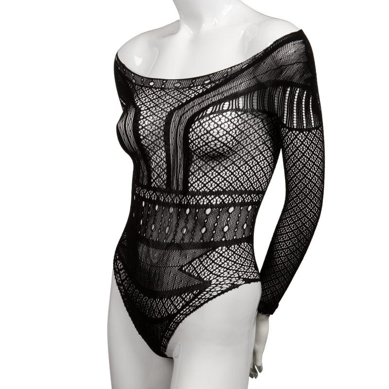 CALEXOTICS Lingerie Calexotics Scandal Off the Shoulder Body Suit Plus Size