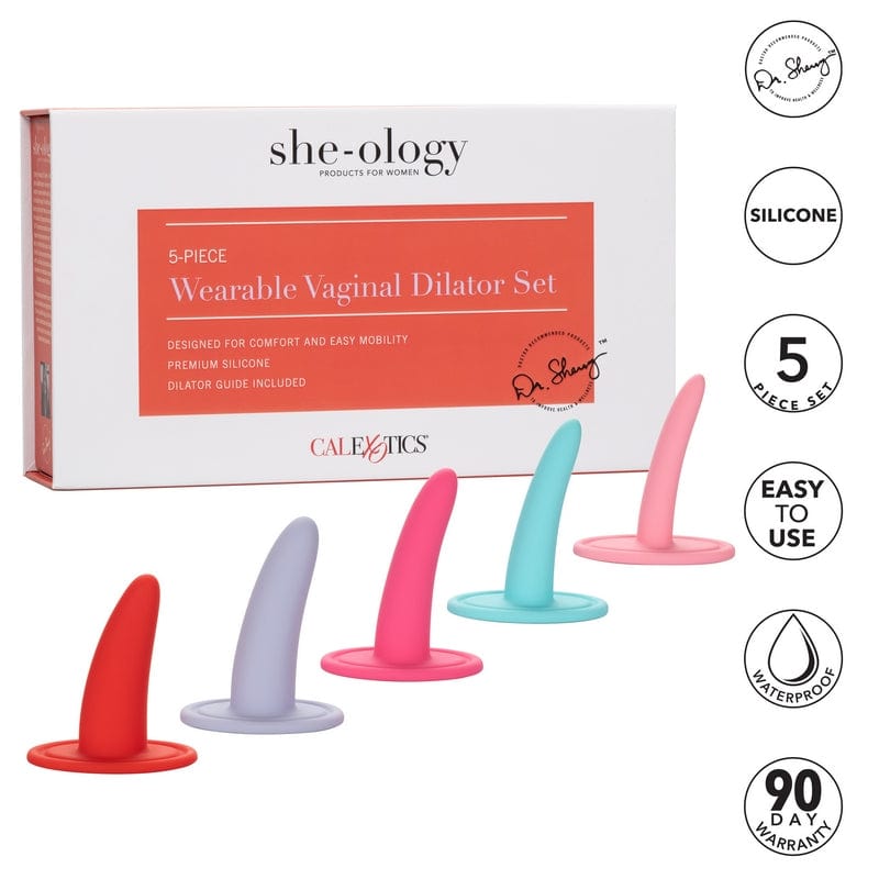CALEXOTICS Dilators Calexotics She-ology 5-piece Wearable Vaginal Dilator Set