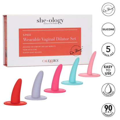 CALEXOTICS Dilators Calexotics She-ology 5-piece Wearable Vaginal Dilator Set